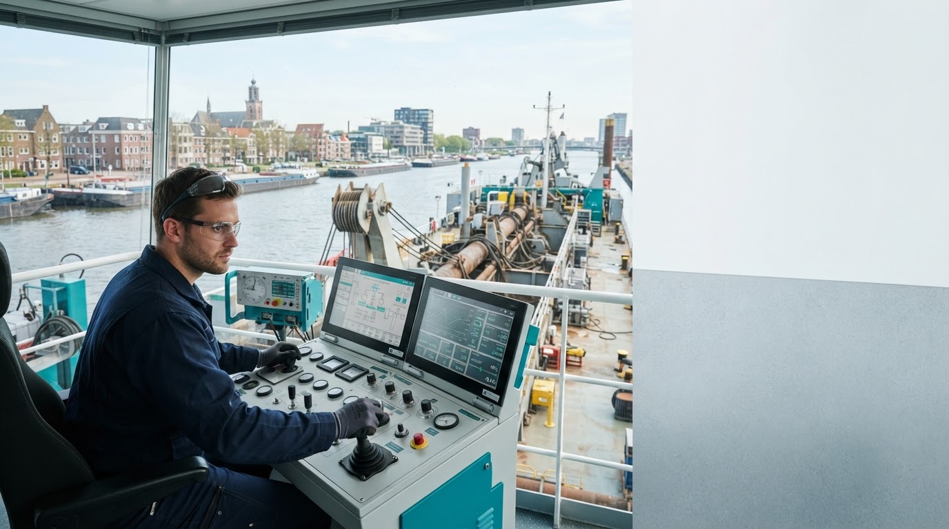 DredeROLLUPETH dashboard met real-time marktdata op een scherm